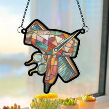 Load image into Gallery viewer, Personalized Barber Suncatcher Ornament - Perfect Gift for Hair Salon Lovers Ornament PopCulturePrints

