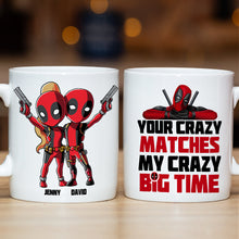 Load image into Gallery viewer, Personalized Couple Key Holder - Greatest Adventure Gift - Valentine&#39;s Day Gifts Coffee Mug PopCulturePrints
