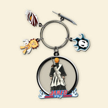 Load image into Gallery viewer, Custom Anime Character Keychain with Charms Keychains PopCulturePrints
