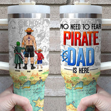 Load image into Gallery viewer, Personalized Pirate Dad Tumbler - Custom Gift for Father&#39;s Day Tumbler Cup PopCulturePrints
