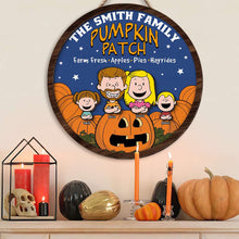 Load image into Gallery viewer, Personalized The Smith Family Pumpkin Patch Sign
