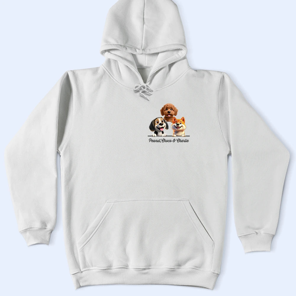 "Paw-sitively Adorable!" - Personalized Dog Mom/Dad T-Shirt for Pet Lovers T-shirt PopCulturePrints