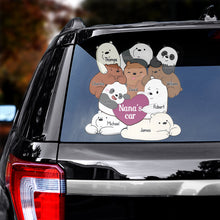 Load image into Gallery viewer, Custom Grandparent Car Decal with Family Names Decal Sticker PopCulturePrints
