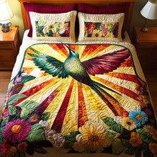Load image into Gallery viewer, Hummingbird Lovers Quilt Bedding Set - Personalized Gift for Nature Enthusiasts Blanket PopCulturePrints
