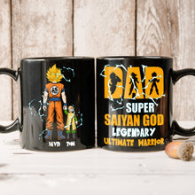 Load image into Gallery viewer, Super Saiyan God Dad Mug - Personalized Gift for Anime Lovers Coffee Mug PopCulturePrints
