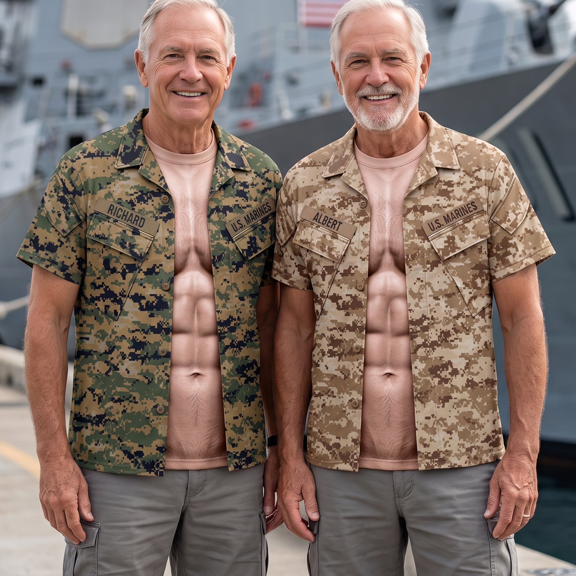Combat Utility Military Funny 3D Shirt - Personalized Gifts For Veterans 04huqn140726 AOP Products PopCulturePrints