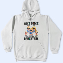 Load image into Gallery viewer, Awesome Like My Daughter - Personalized T-Shirt T-shirt PopCulturePrints
