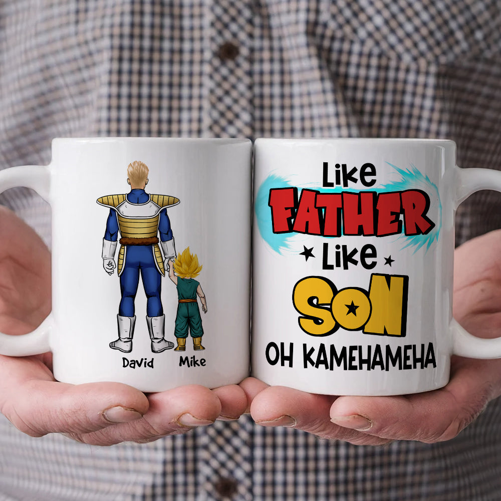 Like Father Like Son Personalized Anime Mug Coffee Mug PopCulturePrints