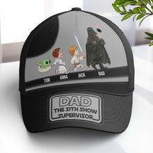 Load image into Gallery viewer, Personalized Star-Themed Dad Cap - Galactic Heroes Edition
