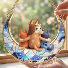 Load image into Gallery viewer, "Always Together" - Personalized Suncatcher Ornament for Mom, Grandma, and More! Ornament PopCulturePrints

