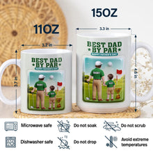 Load image into Gallery viewer, Best Daddy By Par - Personalized White Edge-to-Edge Mug Mug PopCulturePrints
