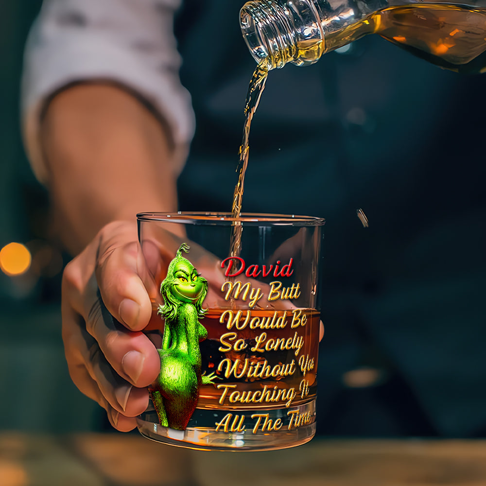 Funny Grinch Quote - Personalized 11oz Round Glass for Drinking Lovers Whiskey Glass PopCulturePrints