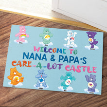 Load image into Gallery viewer, Personalized Grandparents' Castle Doormat - Welcome to Care-a-Lot Doormat PopCulturePrints
