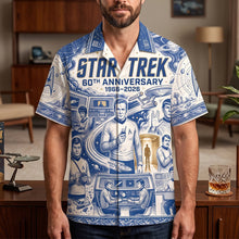 Load image into Gallery viewer, “Set Sail on a Legendary Adventure” - Customized Hawaiian Shirt - Perfect Gift for Fans of Pop Culture and Star Trek Enthusiasts
