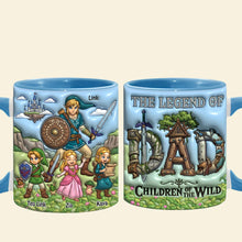 Load image into Gallery viewer, The Legend of Dad - Personalized Father's Day Mug | Unique Gift for Dad and Grandpa Coffee Mug PopCulturePrints
