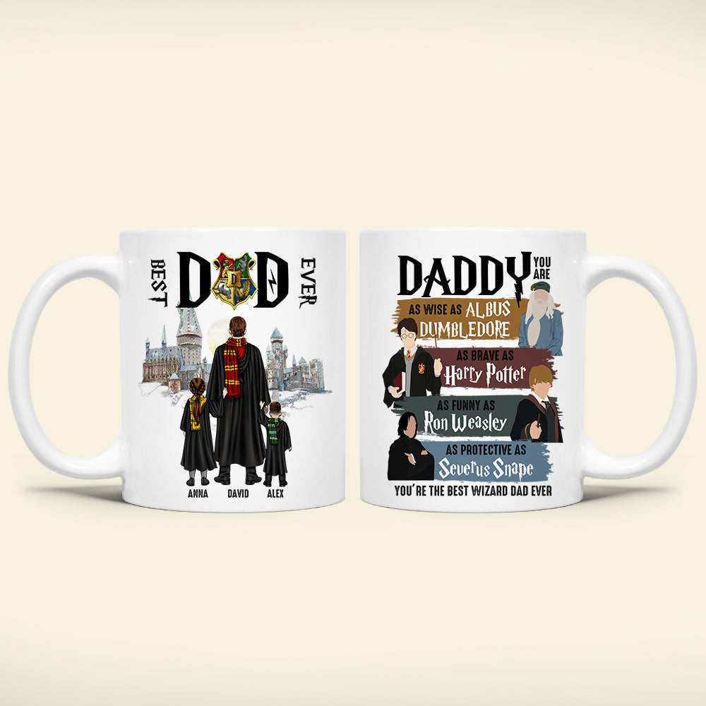 Personalized Harry Potter Inspired Best Dad Ever Mug