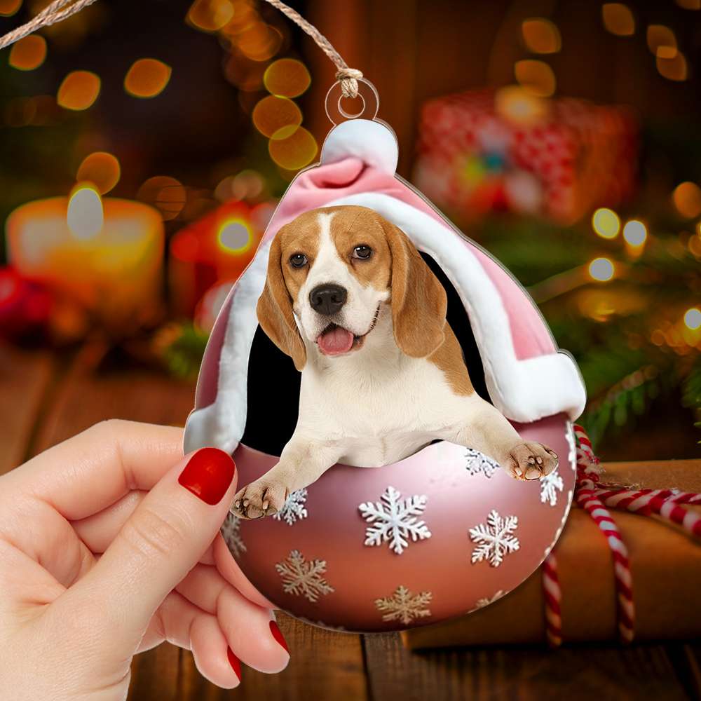 Personalized Christmas Pet Photo Ornament Ornament PopCulturePrints