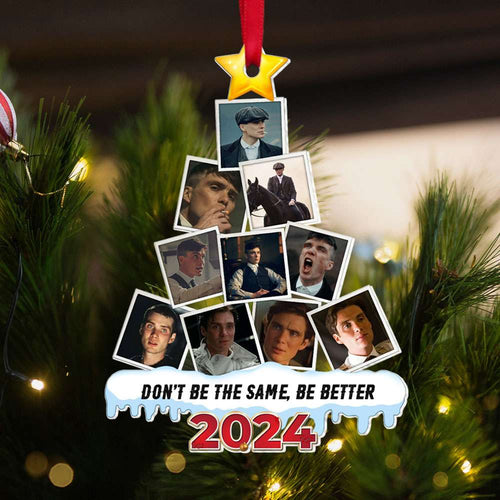 Personalized Christmas Ornament for TV Show Fans - Unique Photo Gift 2024 Ornament PopCulturePrints