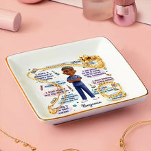 Load image into Gallery viewer, Nurse Daily Affirmations - Personalized Ring Dish for Caregivers Ring Dish PopCulturePrints
