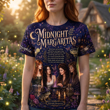 Load image into Gallery viewer, "Embrace the Midnight Magic" - Whimsical Midnight Fantasy 3D Shirt - Personalized Gift for Friends, Family and Special Occasions AOP Products PopCulturePrints
