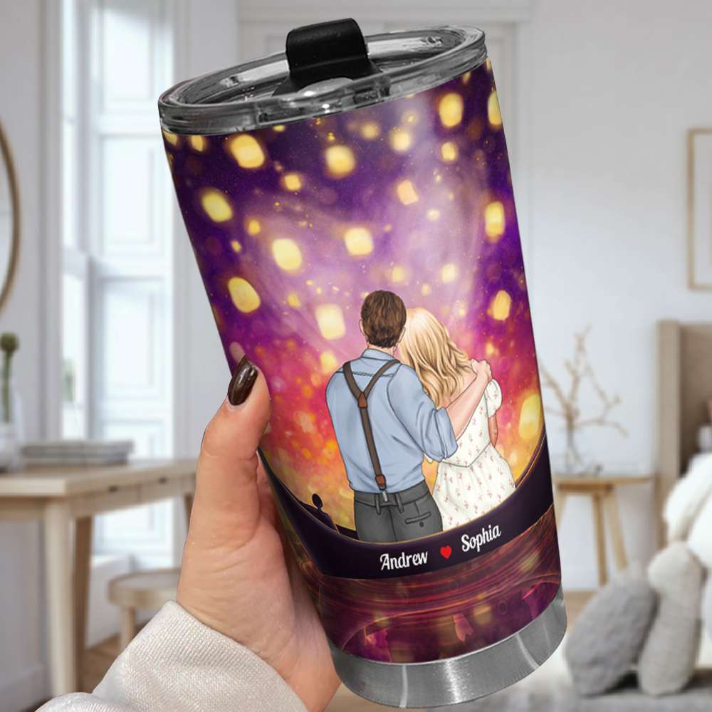 Personalized Tumbler for Couples - Romantic Valentine’s Day Gifts Idea Tumbler Cup PopCulturePrints