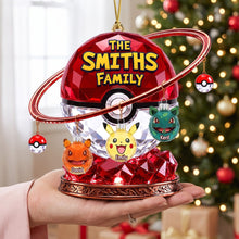 Load image into Gallery viewer, “Celebrate Family Togetherness” - Personalized Creature Family Christmas Ornament
