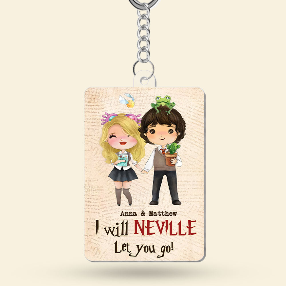 Personalized Harry Potter Keeper Keychain