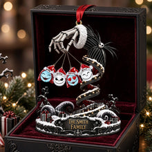 Load image into Gallery viewer, Bring Some Spook-tacular Cheer: Creepy Cute Family Christmas Ornament - Personalized Gift for Your Loved Ones Ornament PopCulturePrints
