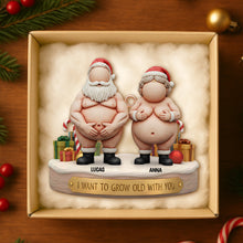 Load image into Gallery viewer, I Want to Grow Old With You - Funny Old Couple Christmas Ornament - Personalized Gift for Couples Ornament PopCulturePrints
