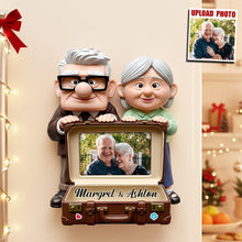 Load image into Gallery viewer, Love Through the Years: Romantic Old Couple Fridge Magnet - Custom Photo Gift Fridge Magnet PopCulturePrints
