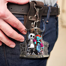 Load image into Gallery viewer, Custom Couple Keychain - Unique Valentine&#39;s Day Gifts for Fans of Popular Culture Keychains PopCulturePrints
