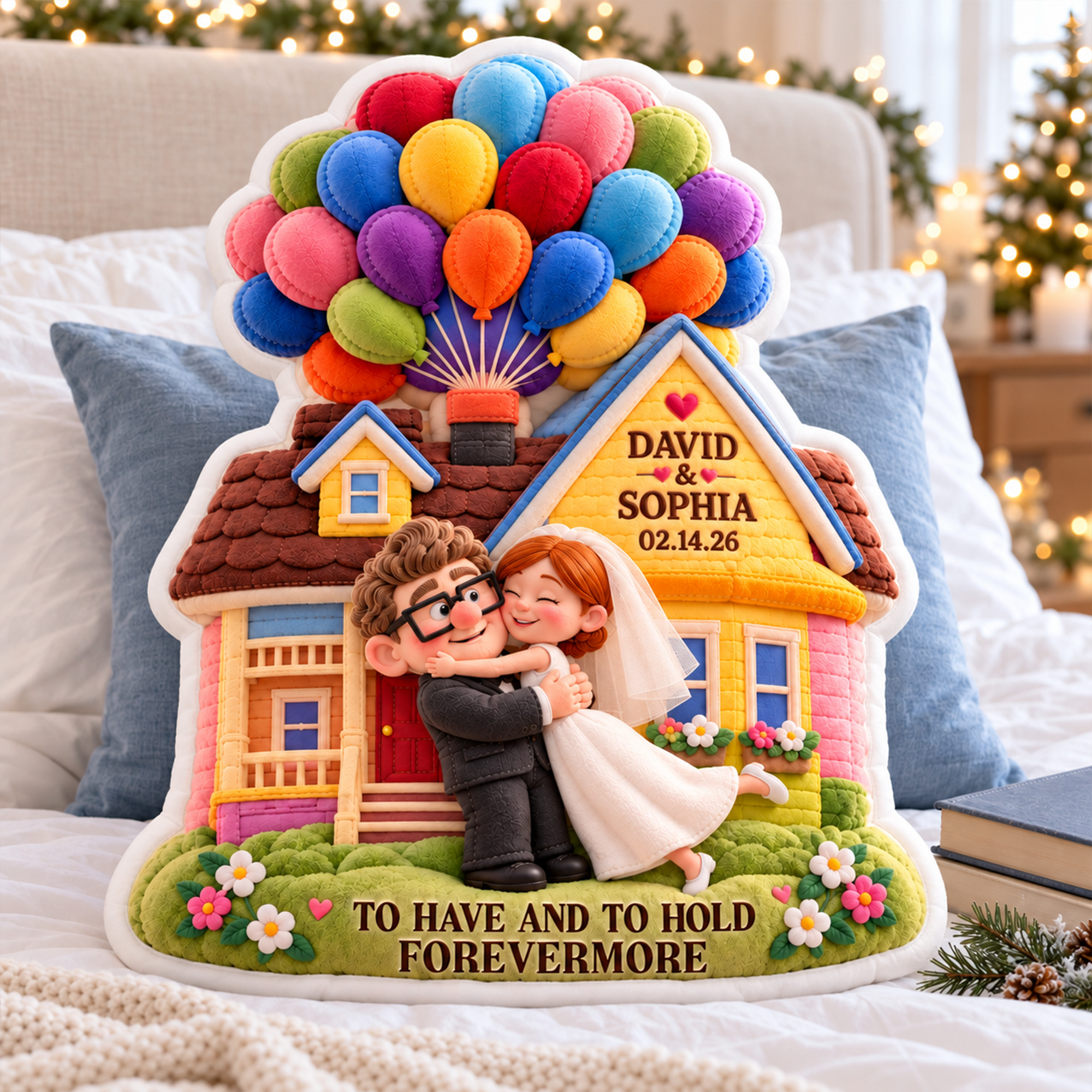 To Have and to Hold Forevermore - Romantic Couple Pillow | Personalized Gift for Couples Pillow PopCulturePrints