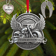 Load image into Gallery viewer, Some Walk Into Heaven Ornament - Personalized Gift for Motorcycle Lovers Ornament PopCulturePrints
