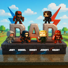 Load image into Gallery viewer, &quot;For the Mighty Dads in Our Lives: A Force to Be Reckoned With&quot; - Mighty Dad Force Acrylic Plaque - Personalized Gifts for Dad, Grandpa, or Any Special Father Figure Shaped Plaques PopCulturePrints
