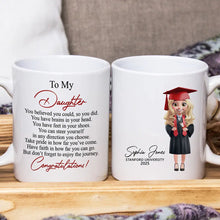 Load image into Gallery viewer, You Believed You Could So You Did - Personalized Mug for Your Daughter Mug PopCulturePrints
