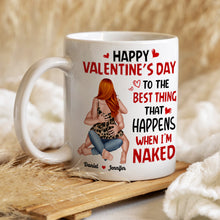 Load image into Gallery viewer, Personalized Couple Mug - Happy Valentine&#39;s Day Gift Coffee Mug PopCulturePrints
