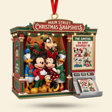 Load image into Gallery viewer, "Capture the Magic of Christmas!" - Festive Crew Photo Booth Acrylic Ornament - Personalized Gift for Family and Friends
