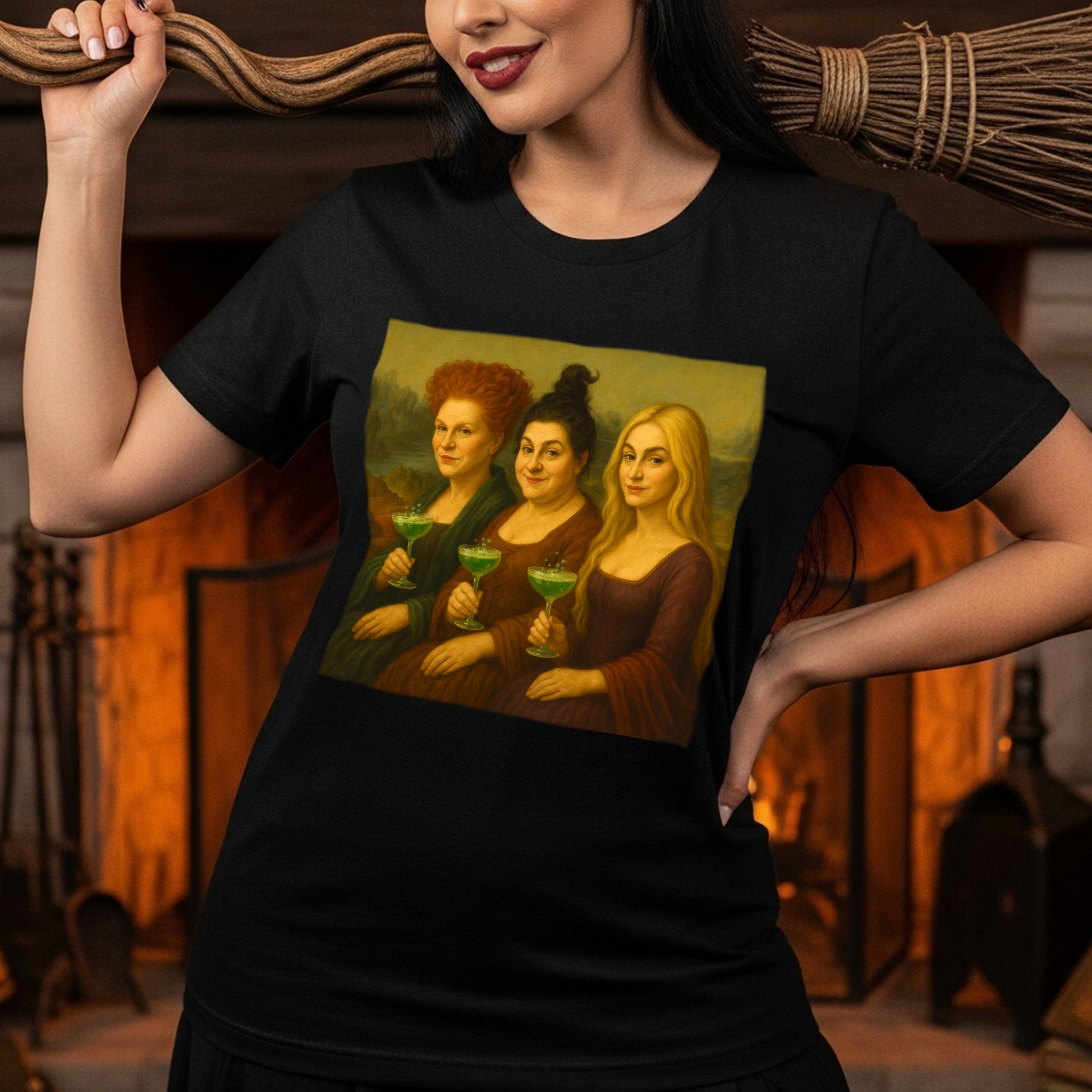 Sip & Spell: Witchy Friendship 2D Shirt - Personalized Gift for Friends Shirts PopCulturePrints