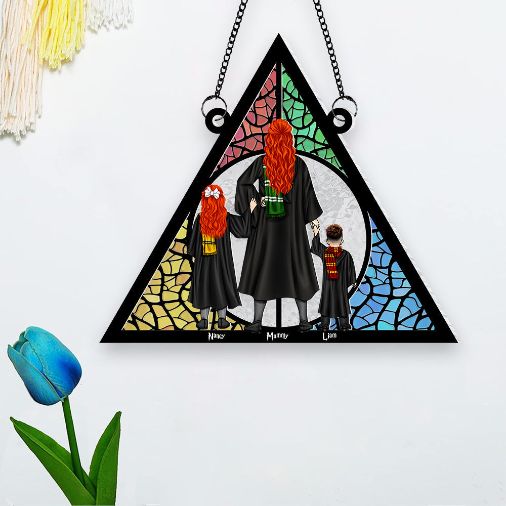 Personalized Family Wizard Hanging Ornament