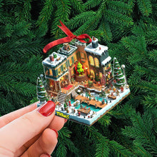 Load image into Gallery viewer, Custom Grinch Christmas Village Ornament
