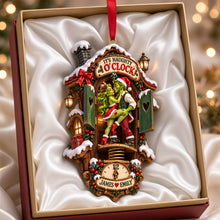 Load image into Gallery viewer, It's Naughty O'Clock - Personalized Cheeky Lovers Christmas Ornament
