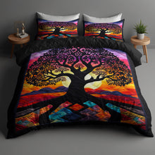 Load image into Gallery viewer, Tree Of Life Quilt Bed Set - Personalized Comfort for Every Occasion Blanket PopCulturePrints
