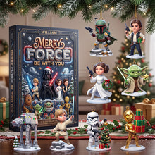 Load image into Gallery viewer, "May The Force Be With You!" - Personalized Merry Christmas Advent Calendar Blind Box - Perfect Gift for Star Wars Fans
