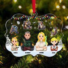 Load image into Gallery viewer, Custom Star Wars Family Name Ornament Ornament PopCulturePrints
