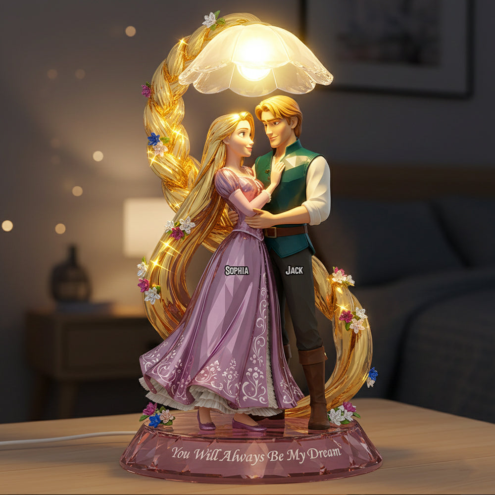 You Will Always Be My Dream - Fairy Tale Acrylic Light Box Light Box PopCulturePrints