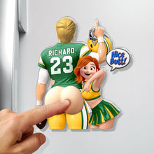 Load image into Gallery viewer, Score Big with Fun! Personalized Endzone Gift for Couples

