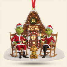 Load image into Gallery viewer, You And Me We Got This - Dog Lover Green Monster Couple Ornament - Personalized Christmas Gift for Couples Ornament PopCulturePrints

