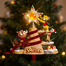 Load image into Gallery viewer, Celebrate Family Joy with King of the Jungle Acrylic Tree Topper - Custom Personalized Christmas Gift
