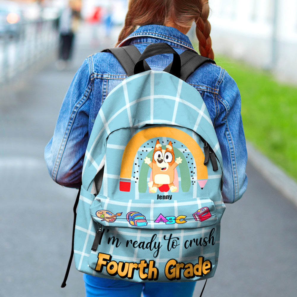 Personalized Fourth Grade Ready Backpack