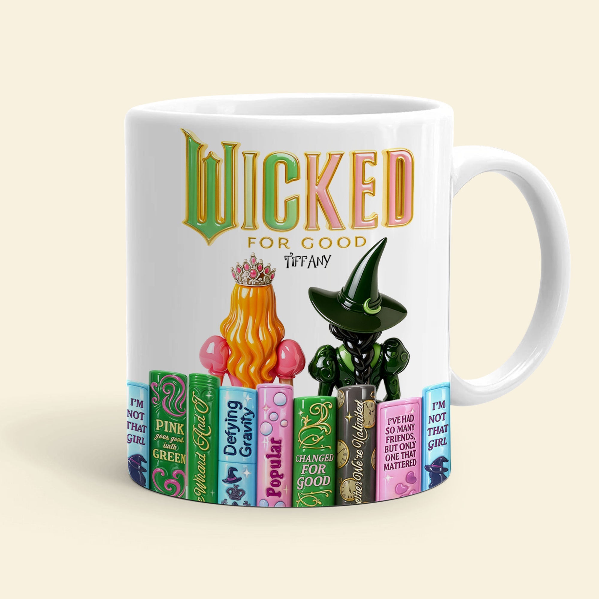 "Wicked for Good" - Magical Bestie Coffee Mug - Personalized Gift for Fans Coffee Mug PopCulturePrints